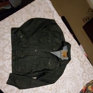 Waxed Denim 100%cotton jacket